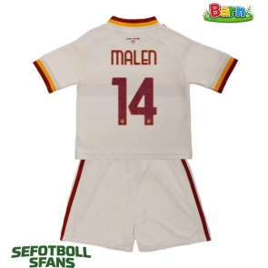 AS Roma Donyell Malen #14 Bortaställ Barn 2026-27 Kortärmad (+ Korta byxor)